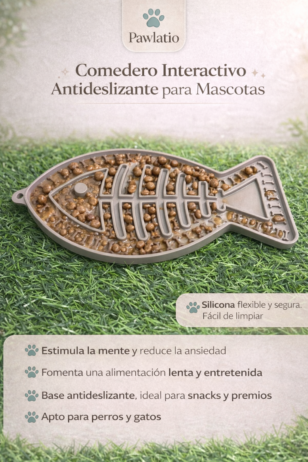 Comedero Interactivo Pawlatio – Alimentación Lenta