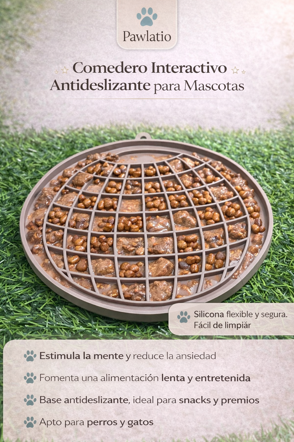 Comedero Interactivo Pawlatio – Alimentación Lenta