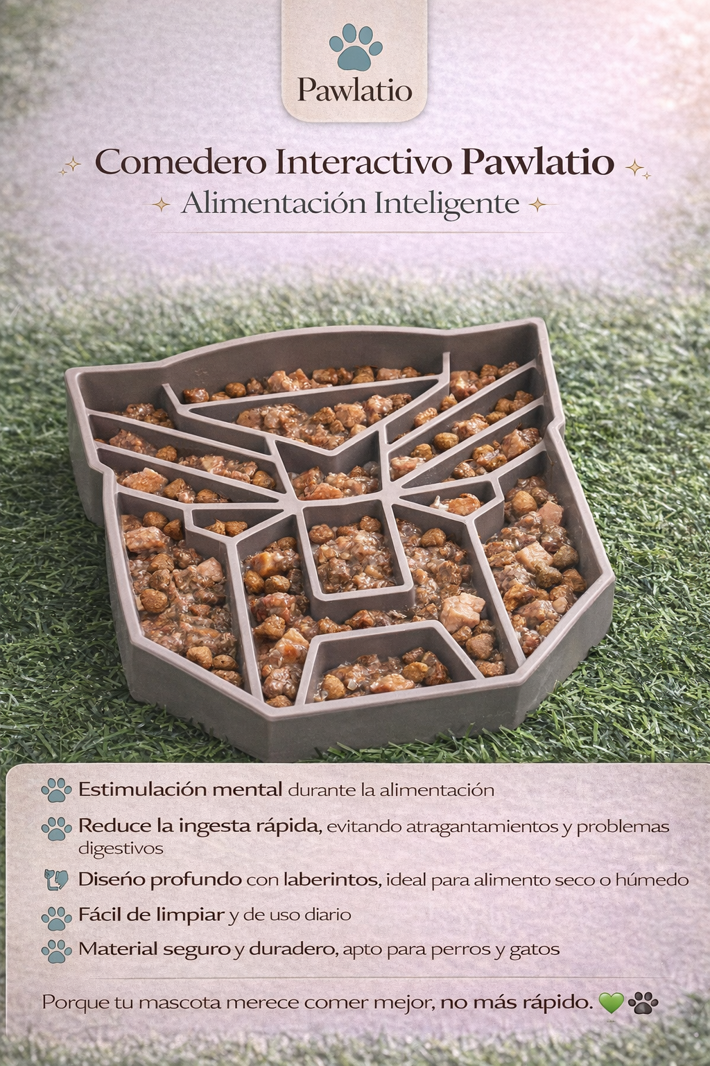 Comedero Interactivo Pawlatio – Alimentación Inteligente