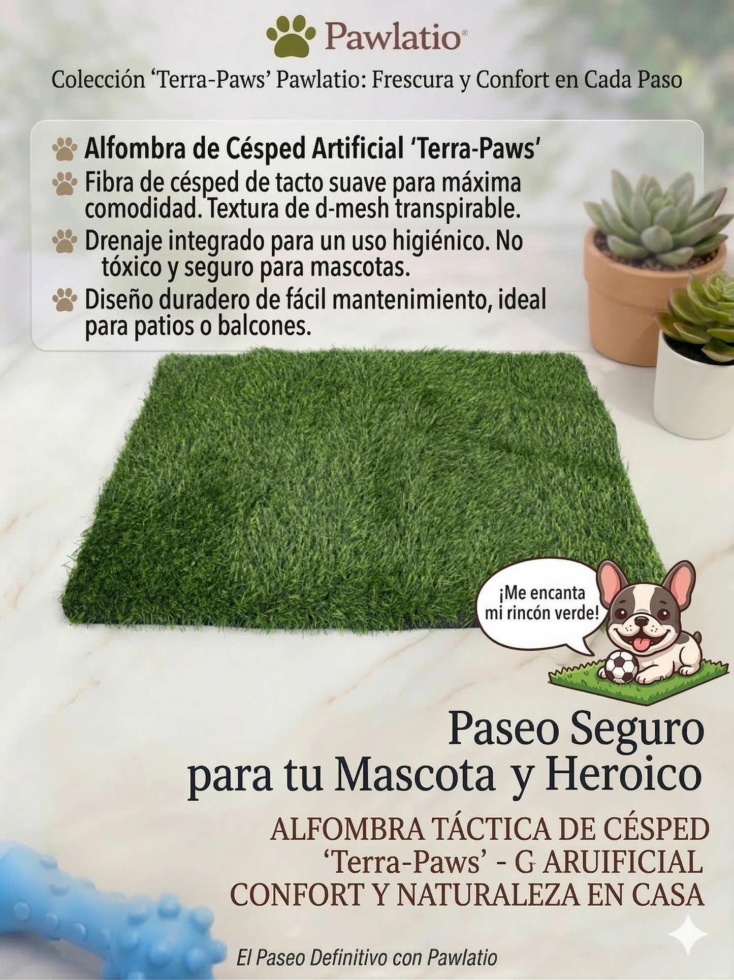 ALFOMBRA TACTICA DE CESPED