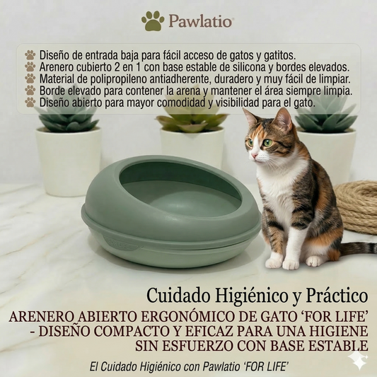 Arenero de gato "For life"