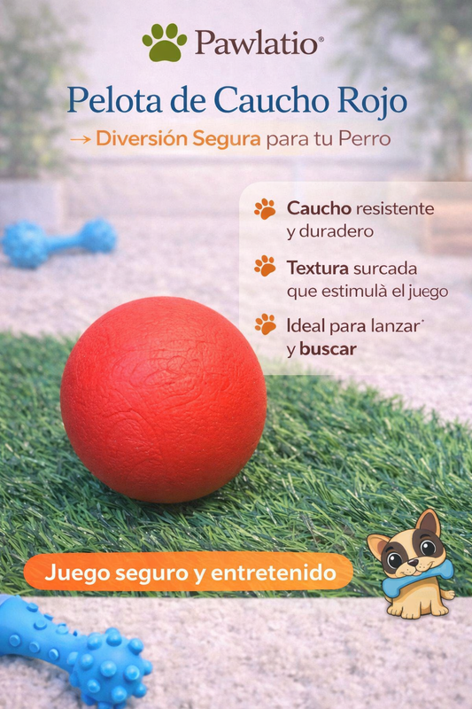 🐶🎾 Pelota de Juego Pawlatio – Diversión Activa para tu Peludo