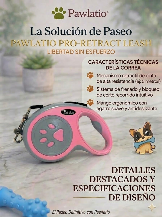 Correa de perro rectactil
