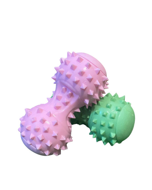 🦴 Juguete Dental Texturizado Pawlatio® – Hueso con Puntas