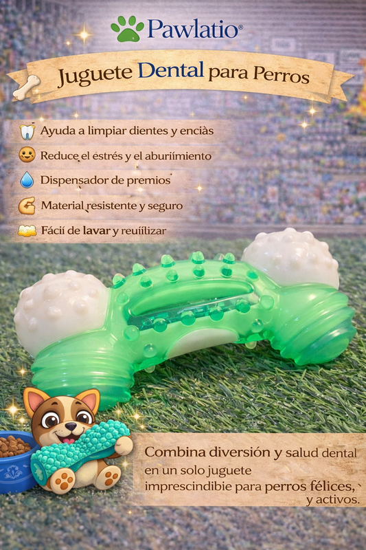 🦷 Pawlatio® – Juguete Dental para Perros