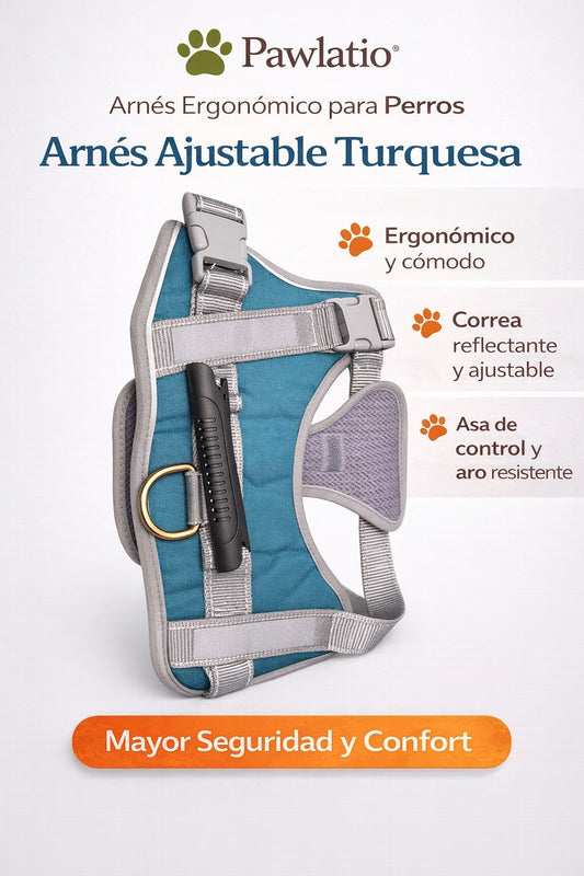 Arnes ajustable turquesa