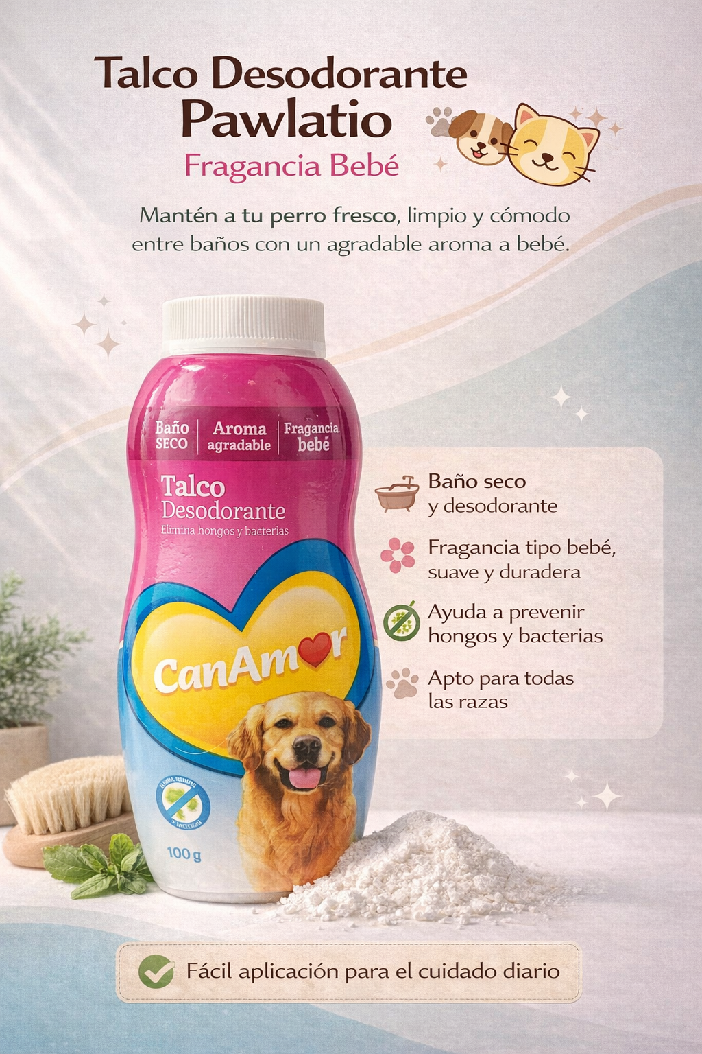 TALCO DESODORANTE X 100G