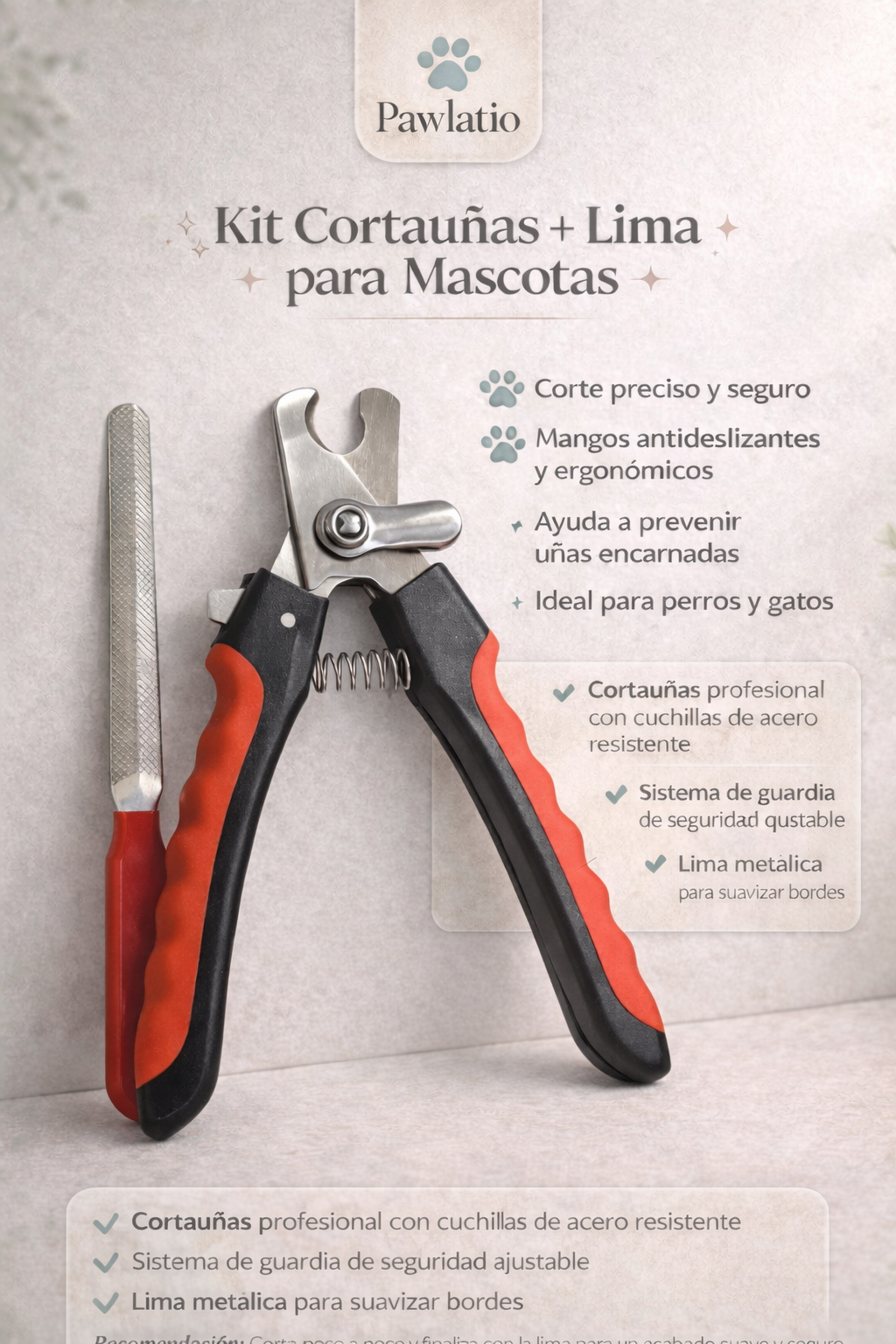 TIJERAS PARA CORTAR UÑAS